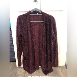 Fuzzy cardigan from Maurice’s. Size medium